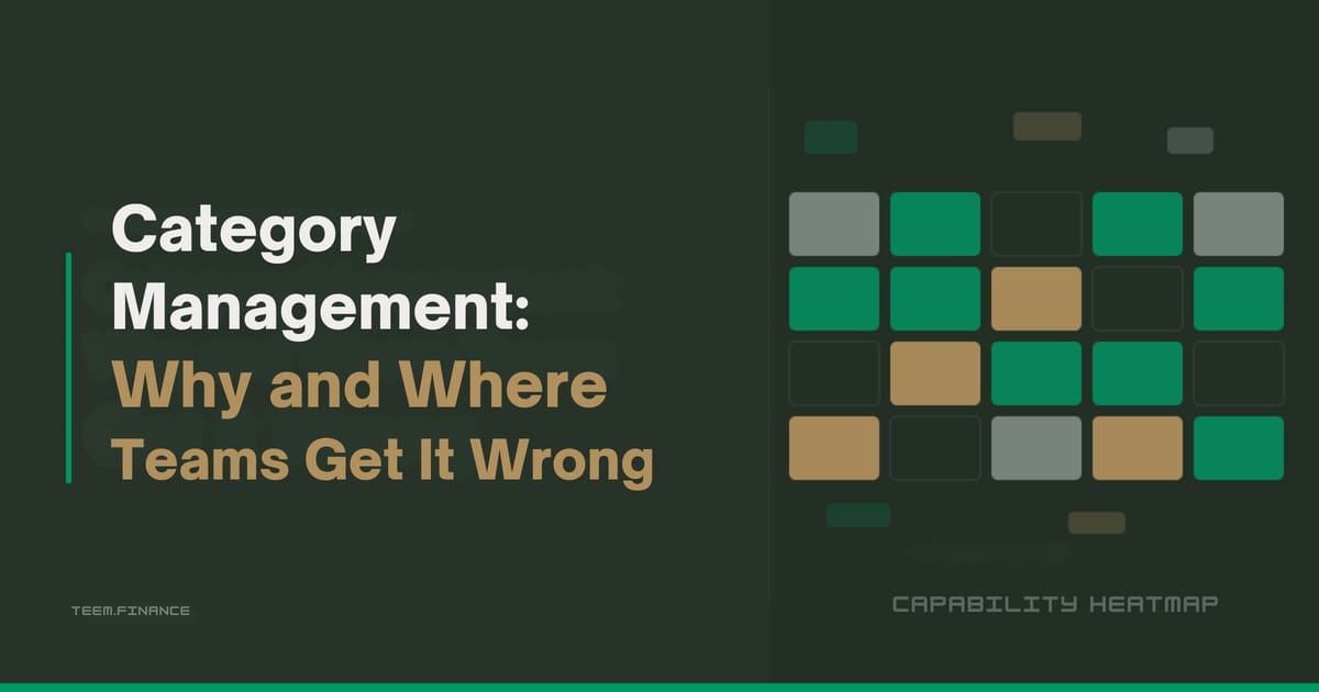 Category Management: Why And Where Teams Get It Wrong