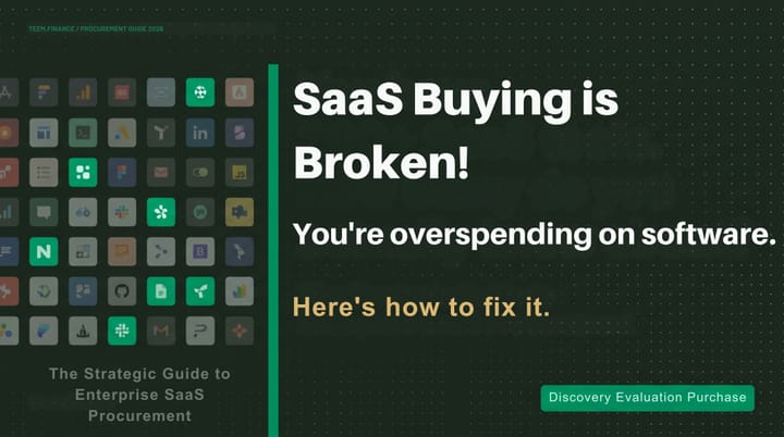 Enterprise Guide to SaaS Procurement: A Complete Process, Best Practices & Guide